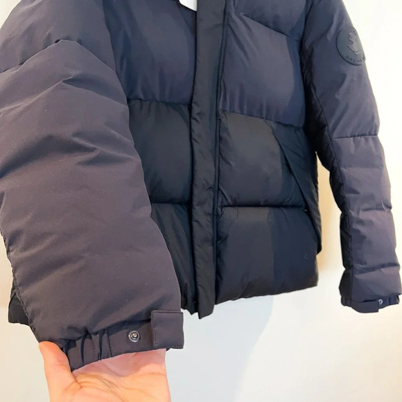 Save the Duck Plumtech Calvin Vegan Black Hooded Outdoor Winter Puffer Coat XL - Picture 3 of 15
